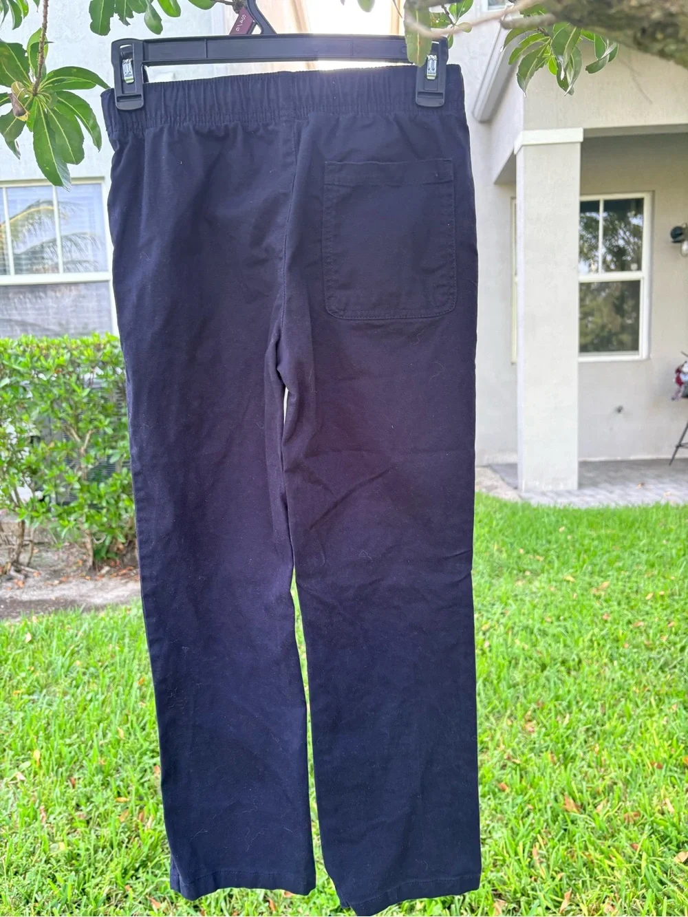 Old Navy kids Dark Navy Drawstring Chinos